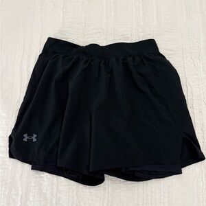 Under Armour Men’s Black Athletic Running Shorts
